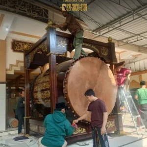 Bedug Ukuran 180cm x 250cm Dudukan Kurung