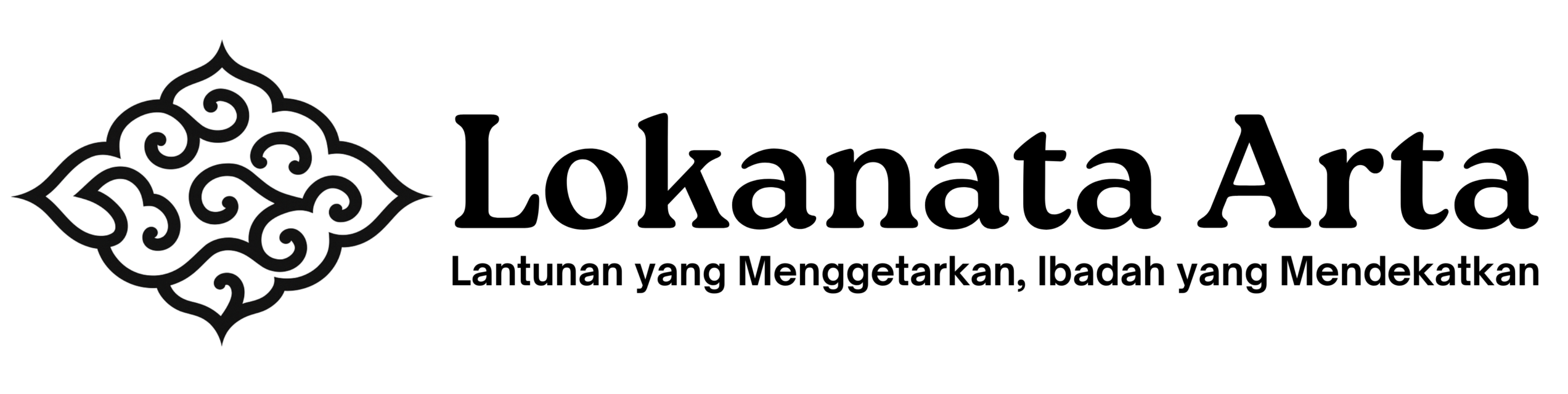 Logo Lokanata Arta - Lantunan yang Menggetarkan Ibadah yang Mendekatkan